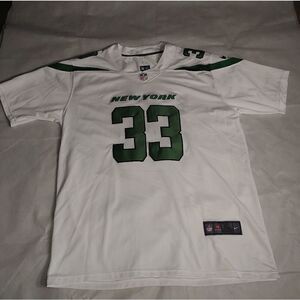 Jersey New York jets men's adams #33 white/green on field size XL